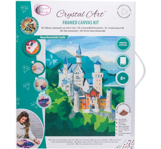 Diamond Painting "Crystal Art Kit", 40 x 50 cm