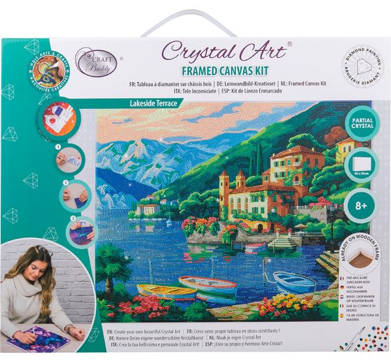 Diamond Painting "Crystal Art Kit", 40 x 50 cm