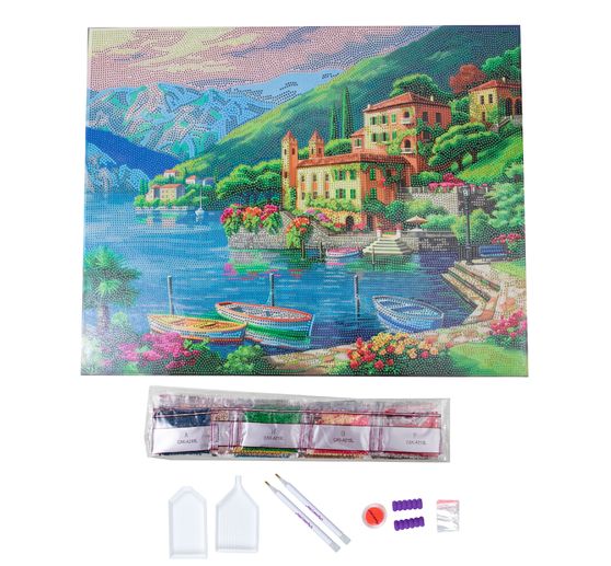 Diamond Painting "Crystal Art Kit", 40 x 50 cm