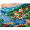 Diamond Painting "Crystal Art Kit", 40 x 50 cm Gardasee