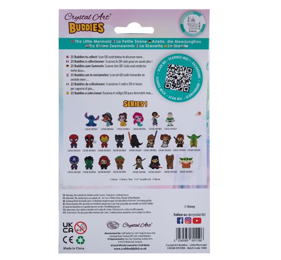 Diamond Painting "Crystal Art Buddy", 11 x 8 cm