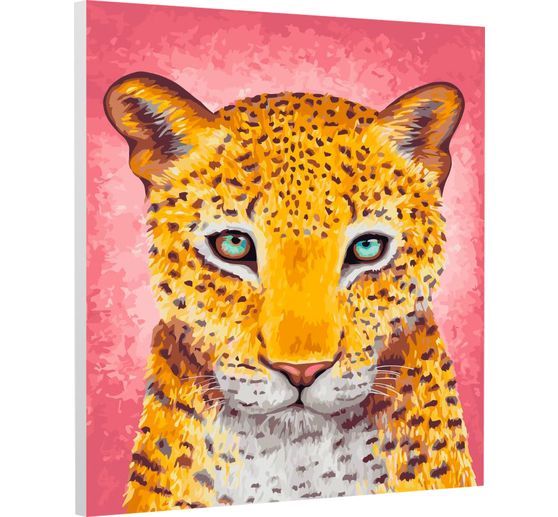 Painting by numbers on stretched canvas, 30 x 40 cm