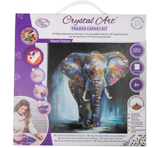 Diamond Painting "Crystal Art Kit", 30 x 30 cm