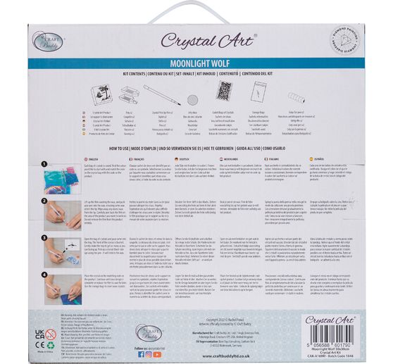 Diamond Painting "Crystal Art Kit", 30 x 30 cm