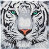 Diamond Painting "Crystal Art Kit", 30 x 30 cm White Tiger