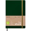 share notebook A5, dot chequered Green