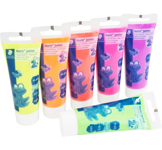 Farby do malowania palcami Noris junior
