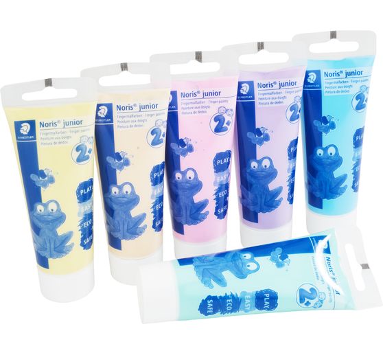 Farby do malowania palcami Noris junior