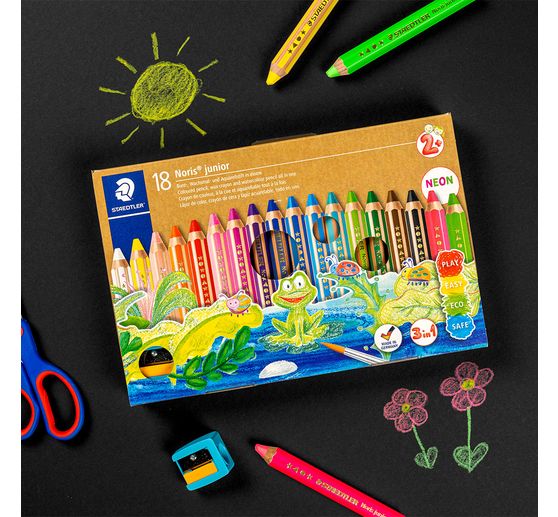 Kredki kolorowe Noris junior