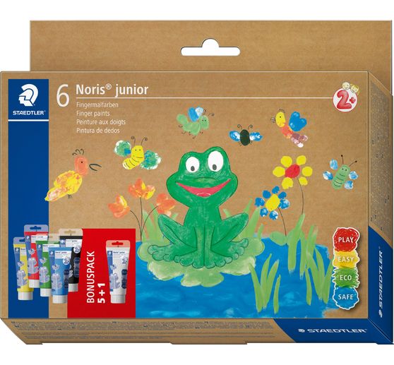 Farby do malowania palcami Noris junior