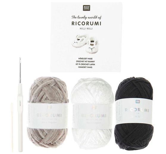 Rico Design Ricorumi zestaw do szydełkowania "Baby Booties"