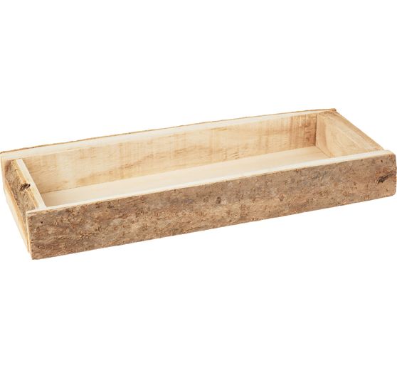 VBS Decorative tray with bark