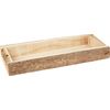 VBS Decorative tray with bark Rectangle