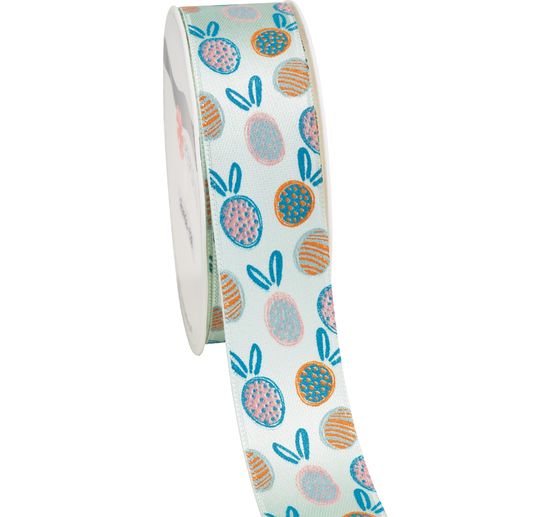 Wstążka satynowa "Zajączek wielkanocny