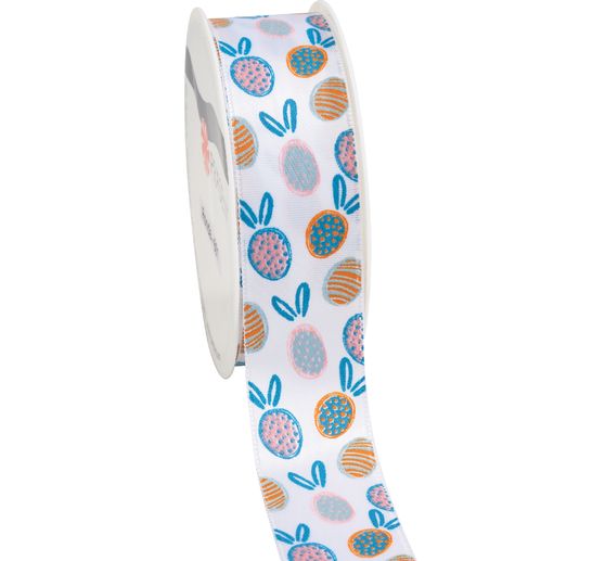 Wstążka satynowa "Zajączek wielkanocny