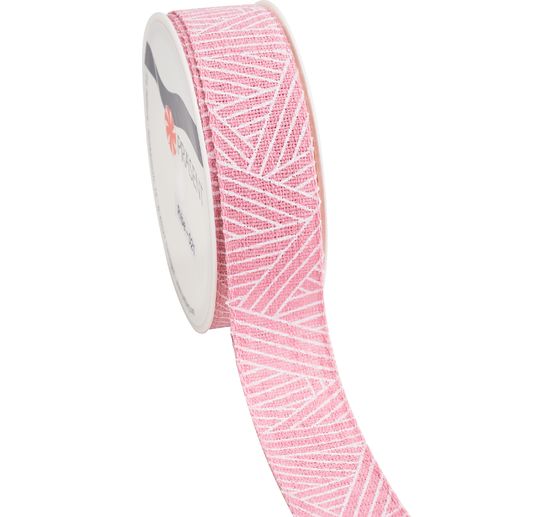 Lniana wstążka "Paski"