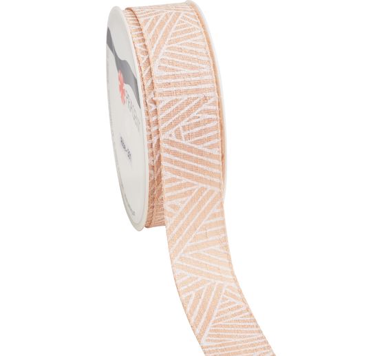 Lniana wstążka "Paski"