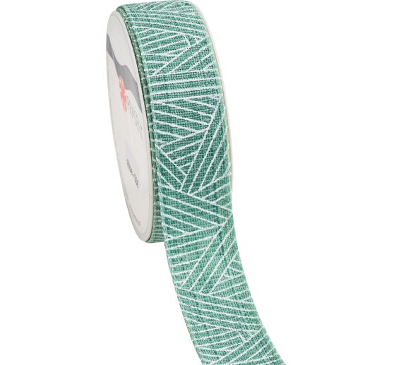 Lniana wstążka "Paski"