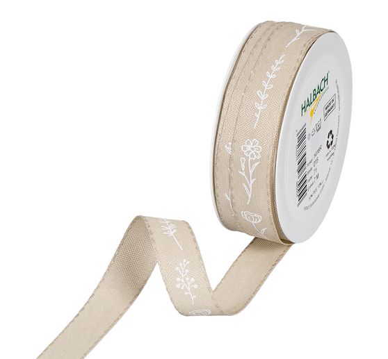 Taśma z nadrukiem "Kwiaty"