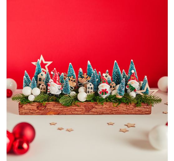 Fir branch bundle with pine cones