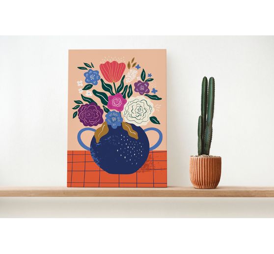 Malowanie po numerach, blejtram