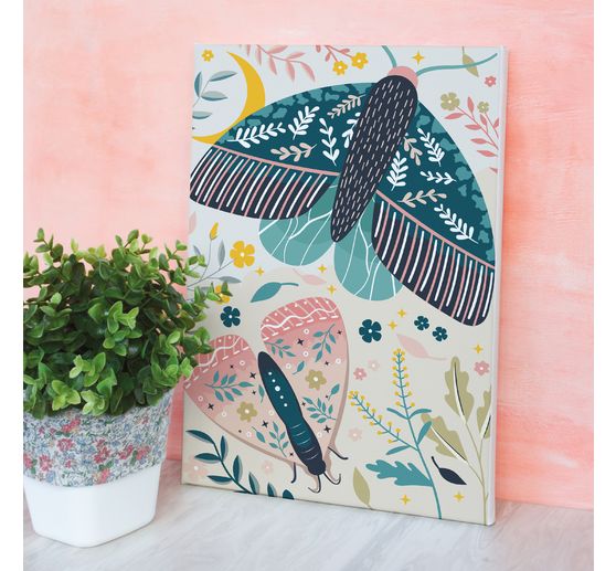 Malowanie po numerach, blejtram