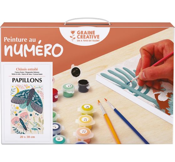 Malowanie po numerach, blejtram