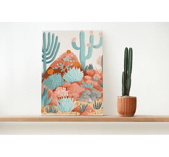 Malowanie po numerach, blejtram