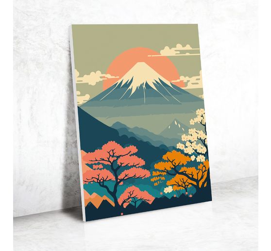 Malowanie po numerach, blejtram