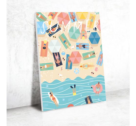 Malowanie po numerach, blejtram