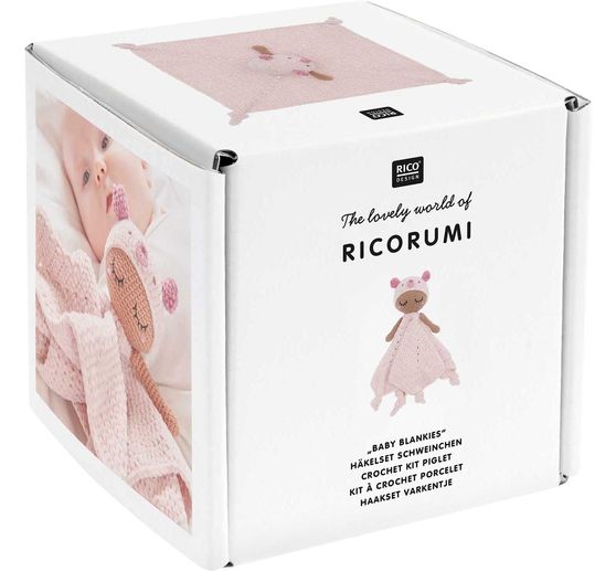 Rico Design Ricorumi zestaw do szydełkowania "Baby Blankies"