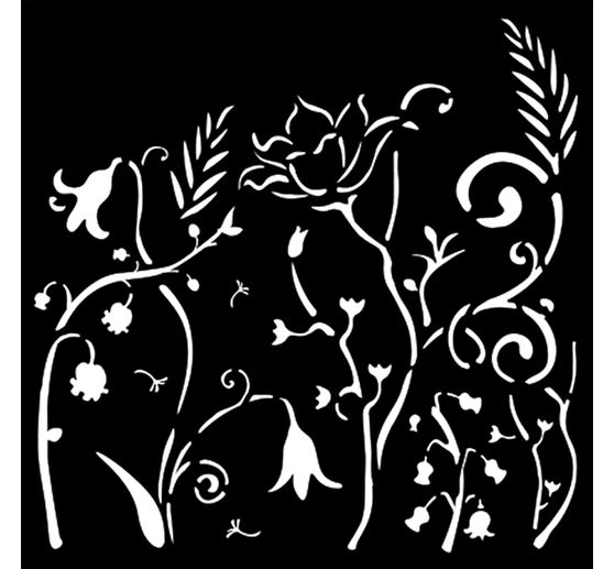 Szablon "Ukryty gaj", 12 x 12 cm