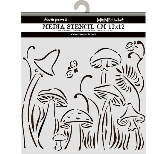 Szablon "Ukryty gaj", 12 x 12 cm