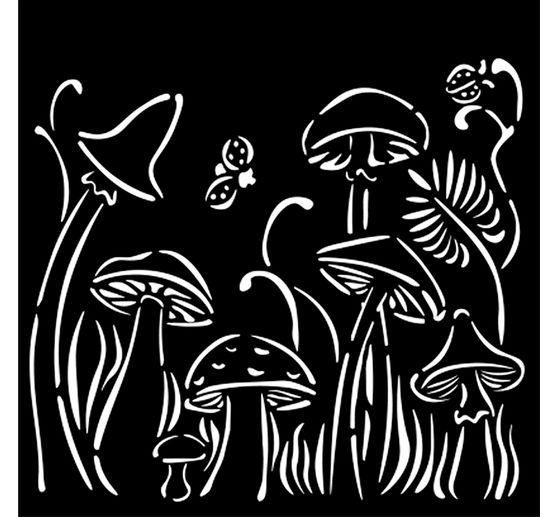 Szablon "Ukryty gaj", 12 x 12 cm