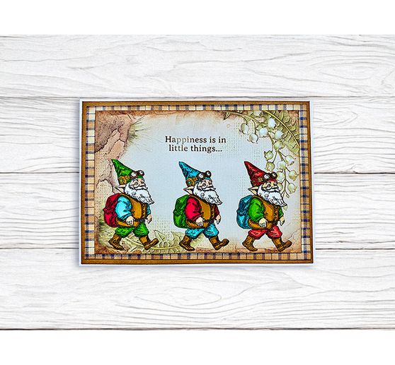 Stencil "Hidden Grove", 12 x 25 cm