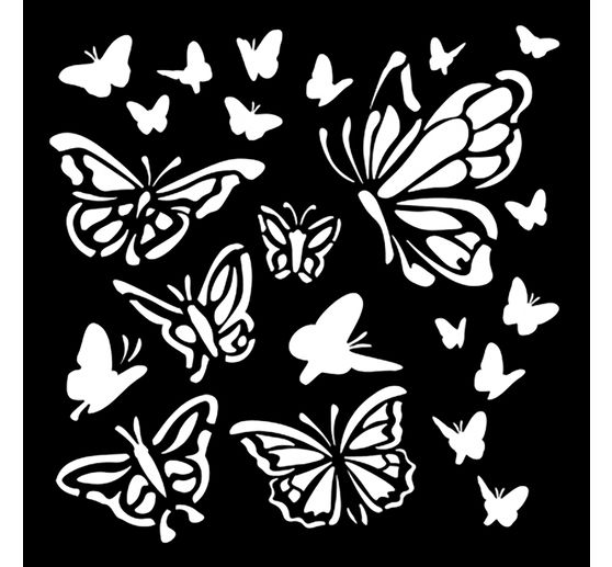 Szablon "House of Roses", 12 x 12 cm