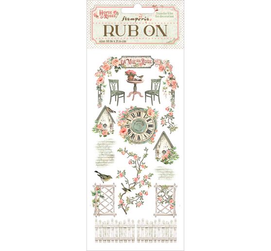 Folia transferowa Rub On "House of Roses"