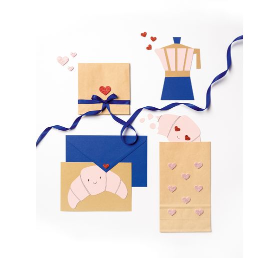 Foam rubber glitter stickers