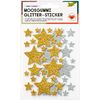 Foam rubber glitter stickers Stars