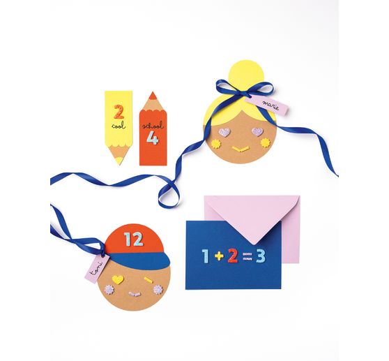 Foam rubber glitter stickers