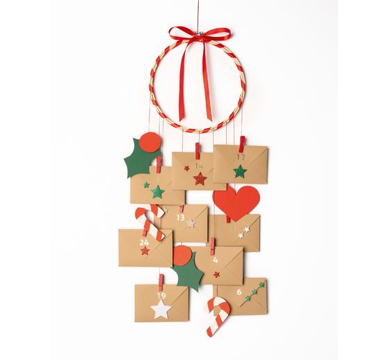 Foam rubber glitter stickers