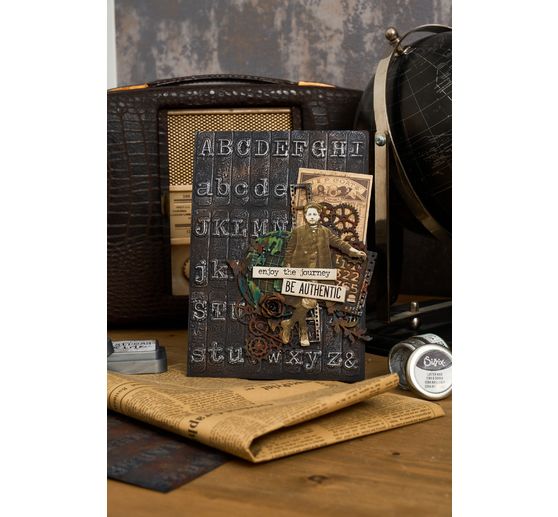 Szablon do tłoczenia 3D Sizzix A5 Tim Holtz