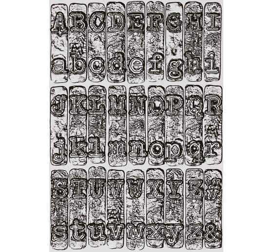 Szablon do tłoczenia 3D Sizzix A5 Tim Holtz