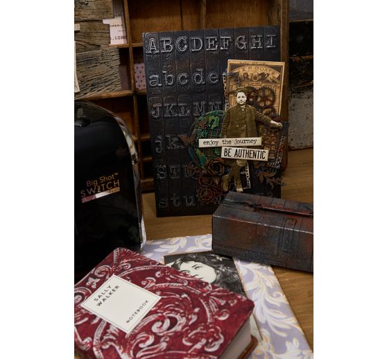 Szablon do tłoczenia 3D Sizzix A5 Tim Holtz