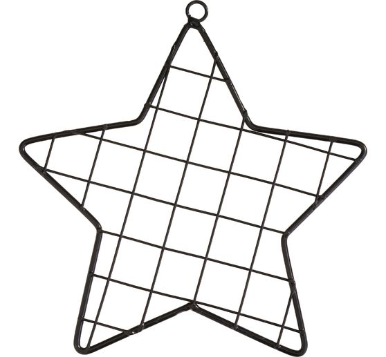 Metal ring star "Grid"