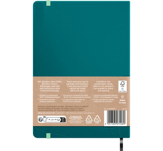 Notatnik A5 w kratkę w kropki