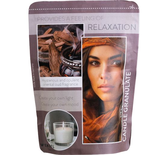 Candle sand granules with fragrance, set of 4 wicks