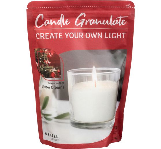Candle sand granules with fragrance, set of 4 wicks