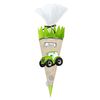 School gift bags craft kit "Green & Easy" Tractor