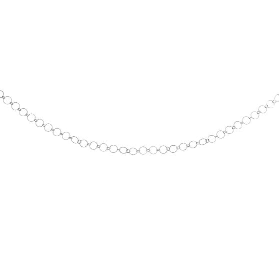 Link chain rings embossed